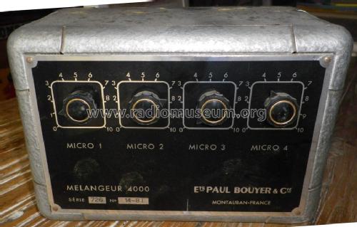 Melangeur 4000; Bouyer, Paul (ID = 1704712) Ampl/Mixer