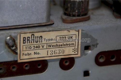 222 UK ; Braun; Frankfurt (ID = 1040855) Radio