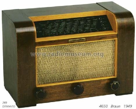 4650W; Braun; Frankfurt (ID = 175) Radio