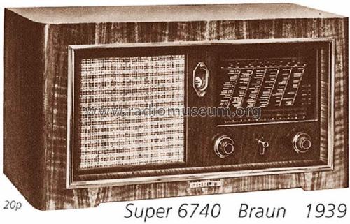 6740W; Braun; Frankfurt (ID = 707789) Radio