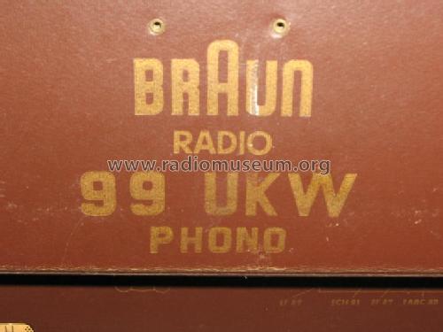 Super 99 UKW Phono Ch= RC61B; Braun; Frankfurt (ID = 425260) Radio