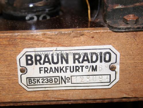 Koffer Super BSK 238D ; Braun; Frankfurt (ID = 259367) Radio