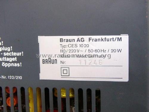 CES1020; Braun; Frankfurt (ID = 2401139) Radio