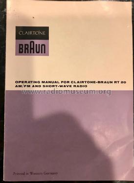 Clairtone RT-20C Ch= RC31-C; Braun; Frankfurt (ID = 2511640) Radio