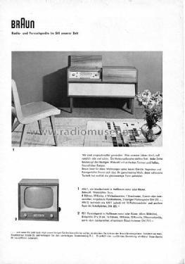 FS1 Ch= Telefunken FE11/43T; Braun; Frankfurt (ID = 1318208) Television