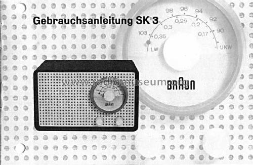 Kleinsuper SK3; Braun; Frankfurt (ID = 310789) Radio