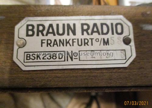 Koffer Super BSK 238D ; Braun; Frankfurt (ID = 2630622) Radio
