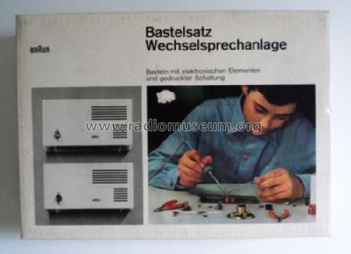 Lectron Bastelsatz Wechselsprechanlage 8093; Braun; Frankfurt (ID = 1015458) teaching