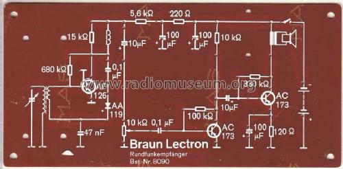 Lectron Bastelsatz Rundfunkempfänger 8090; Braun; Frankfurt (ID = 1600996) teaching