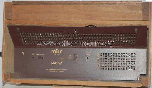 Phono-Super 650W; Braun; Frankfurt (ID = 1816276) Radio