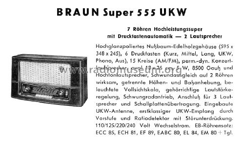 555UKW; Braun; Frankfurt (ID = 1753393) Radio