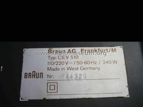 Regie 510 CEV510; Braun; Frankfurt (ID = 2493751) Radio