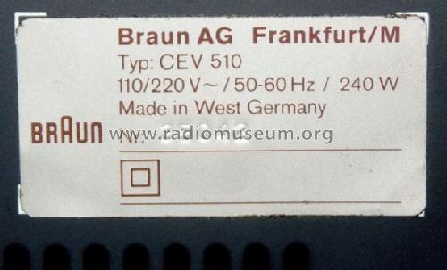 Regie 510 CEV510; Braun; Frankfurt (ID = 667767) Radio