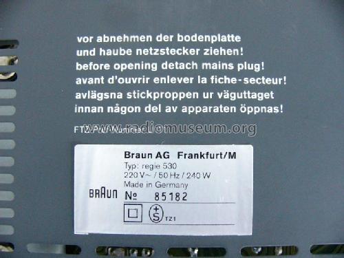Regie 530 CEV530; Braun; Frankfurt (ID = 2111513) Radio