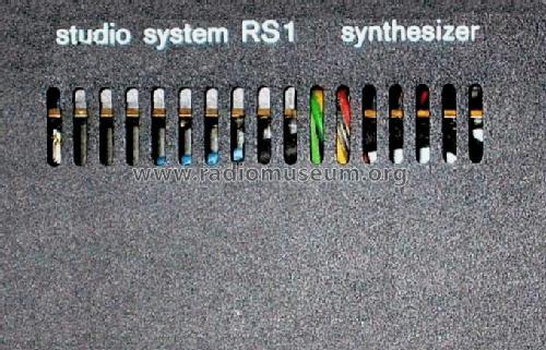 Steuergerät Synthesizer, Studio System RS1; Braun; Frankfurt (ID = 1004764) Radio