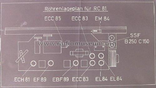 TS 3-81 TS3 Stereo Ch= RC81 C; Braun; Frankfurt (ID = 783737) Radio