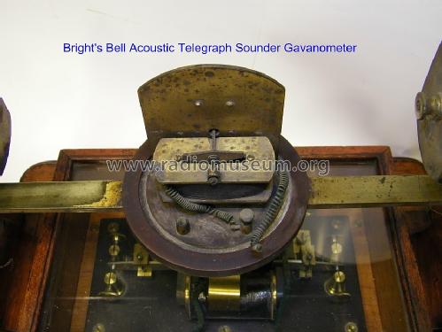 Bright's Bell Acoustic Telegraph ; Bright, Charles; (ID = 1263684) Morse+TTY