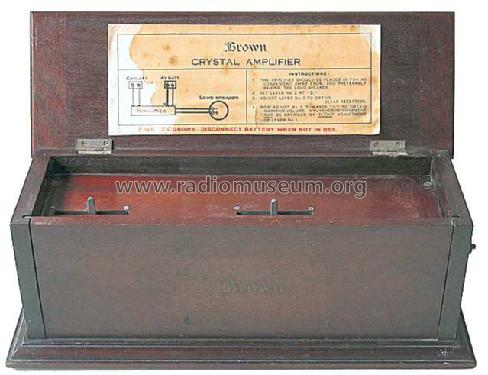 Crystal Amplifier ; Brown S. G. Ltd.; (ID = 182990) Verst/Mix