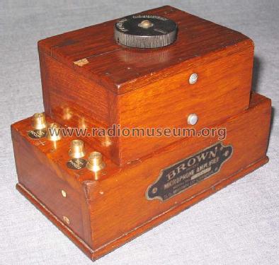 Microphone Amplifier Type C; Brown S. G. Ltd.; (ID = 365379) Ampl/Mixer