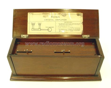 Crystal Amplifier ; Brown S. G. Ltd.; (ID = 2394528) Ampl/Mixer