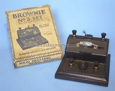 Crystal Receiver No. 3; Brownie, J.W.B. (ID = 60342) Crystal