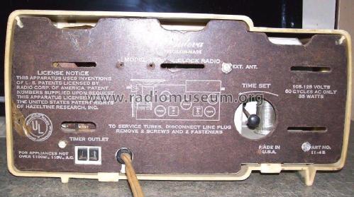 Clock Radio 100; Bulova Watch Corp.; (ID = 1916814) Radio