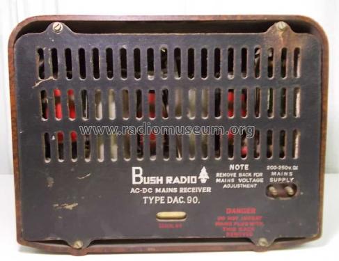 DAC90; Bush Radio; London (ID = 1617794) Radio