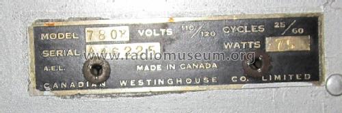 780-X ; Canadian (ID = 1399854) Radio
