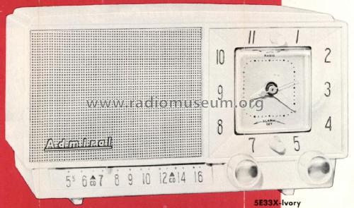 5E33X Ch= 5E3X; Canadian Admiral Co. (ID = 1373421) Radio