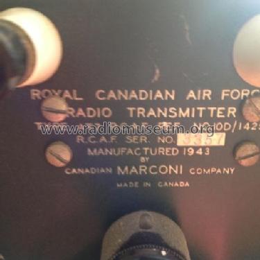 AT7 Transmitter 10D/1429; Canadian Marconi Co. (ID = 2124719) Commercial Tr