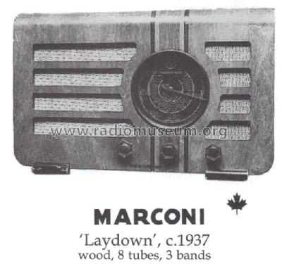 Laydown ; Canadian Marconi Co. (ID = 1445330) Radio