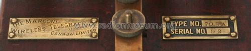 Spark Key Type 705A; Canadian Marconi Co. (ID = 1955619) Morse+TTY