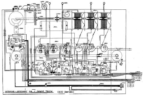 400 Chippendale Ch= 8076, 8078 PSU; Capehart Corp.; Fort (ID = 1315555) Radio