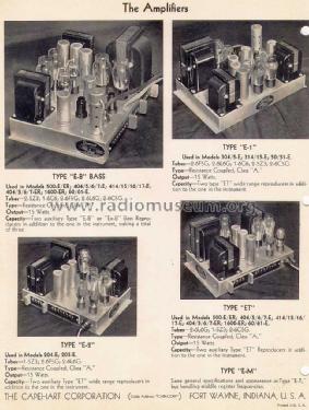 60-E Modern Ch= W-890 + amp W-891, W-892; Capehart Corp.; Fort (ID = 1384584) Radio