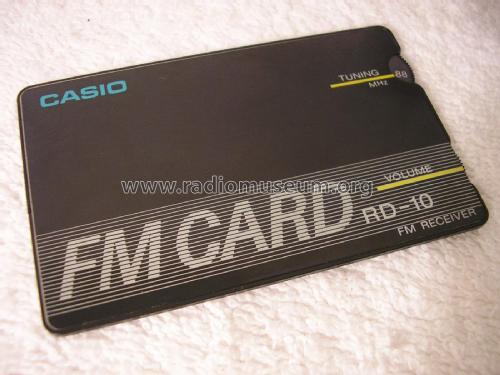 FM Card Radio RD-10; CASIO Computer Co., (ID = 2177321) Radio