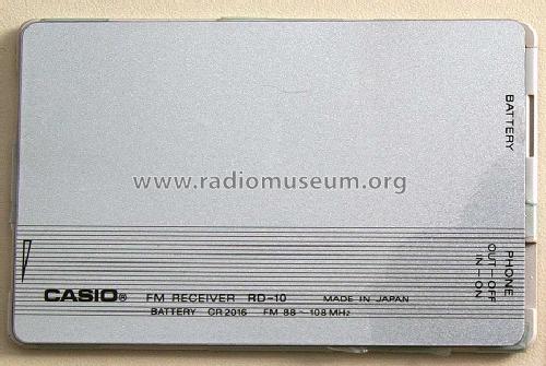 FM Card Radio RD-10; CASIO Computer Co., (ID = 420494) Radio