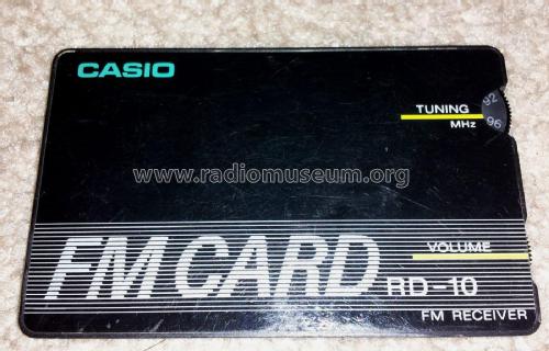 FM Card Radio RD-10; CASIO Computer Co., (ID = 1984716) Radio