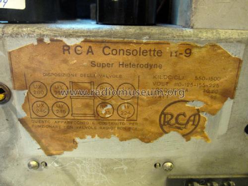 Consolette R-9A; CGE, Compagnia (ID = 2372707) Radio