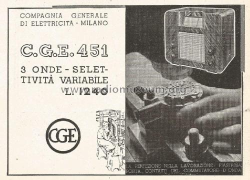 Supertrionda 451; CGE, Compagnia (ID = 2990264) Radio
