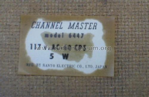 6447 ; Channel Master Corp. (ID = 1512286) Radio