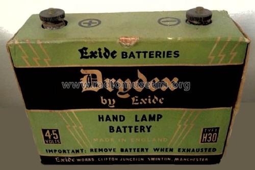 Hand Lamp Battery Drydex H30; Chloride Electrical (ID = 1534124) Power-S