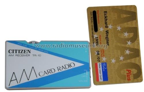 AM Card Radio TR-10; Citizen Electronics (ID = 784947) Radio