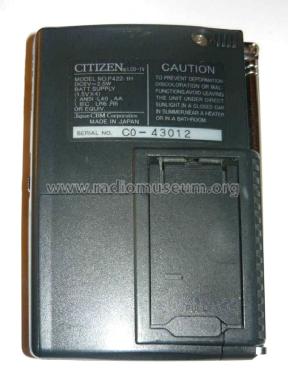 LCD Pocket Color TV P422-1H; Citizen Electronics (ID = 1434913) Fernseh-E