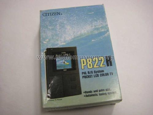 Pocket LCD Color TV P822H; Citizen Electronics (ID = 1564038) Televisore