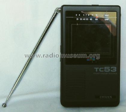 Pocket Colour Television - LC-TV TC53; Citizen Electronics (ID = 2109956) Television