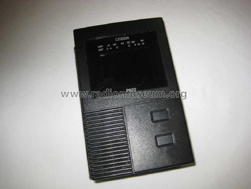 Pocket LCD Color TV P822H; Citizen Electronics (ID = 1565423) Television