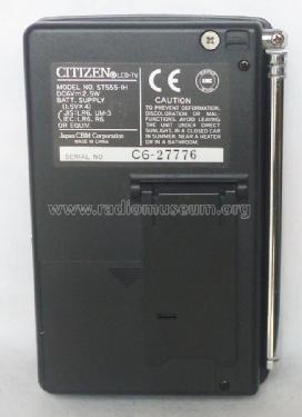 Pocket LCD Colour TV ST555-1H; Citizen Electronics (ID = 1969192) Fernseh-E