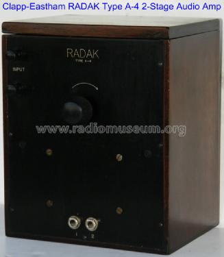 Radak A4; Clapp-Eastham Co.; (ID = 844721) Ampl/Mixer