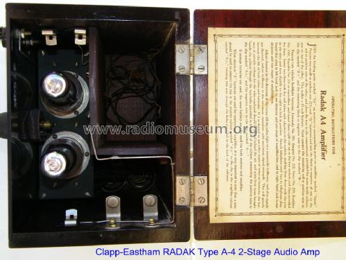 Radak A4; Clapp-Eastham Co.; (ID = 844724) Ampl/Mixer