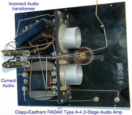 Radak A4; Clapp-Eastham Co.; (ID = 844726) Ampl/Mixer